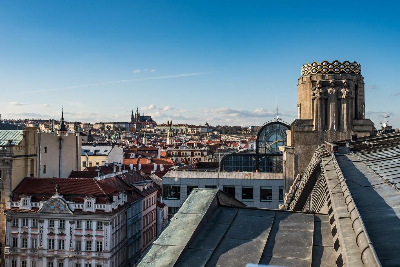 Wenceslas Square Terraces Prague