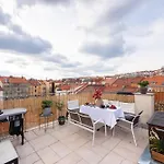 Charming Prague Apartment In Vrsovice With Roof Terrace