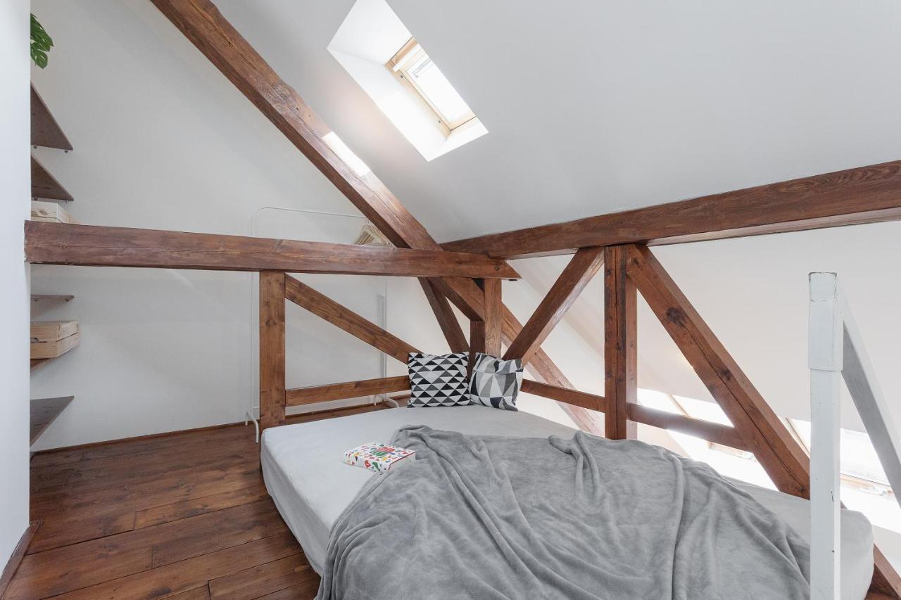 Bright And Spacious Attic Daire Prag