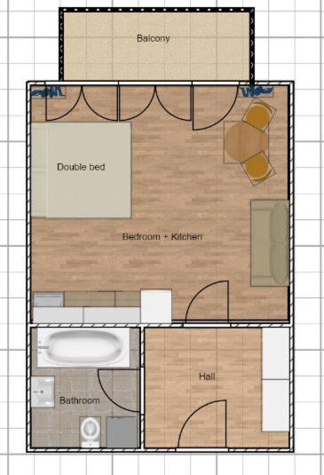 Appartement Auriapartments Liben Novy 1kk S Garazi Prague