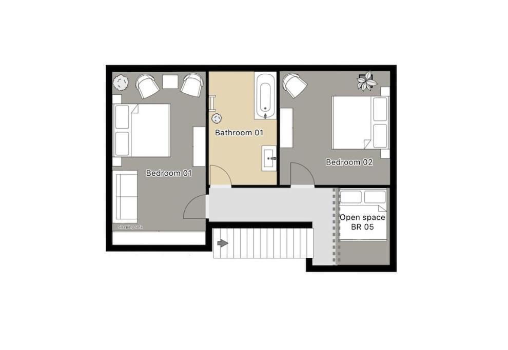 5br+2bath Old Town Loft Luxe Brickhouse, A/c Prague
