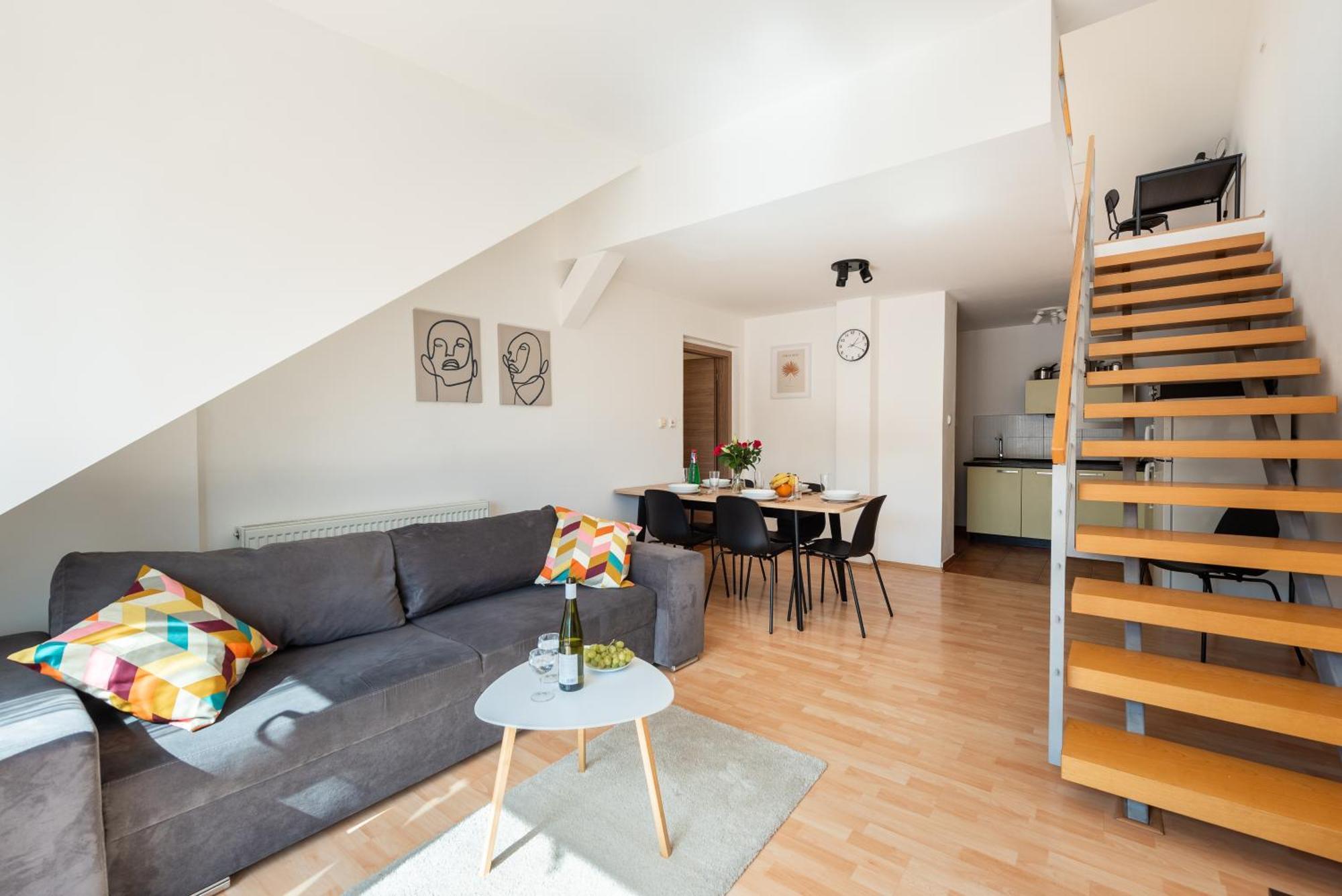 2-level With Large Balcony * Prague