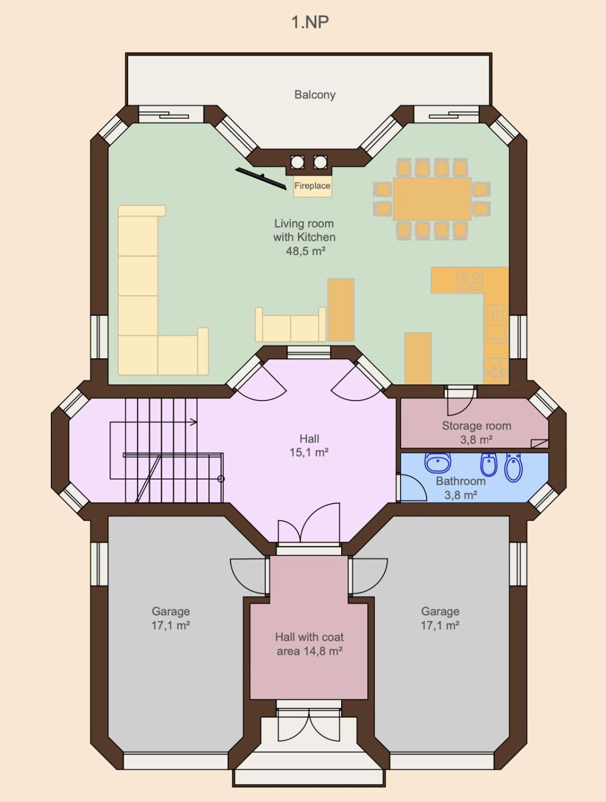 Diamondvilla, 4 Bedroom Apartment, Garden & Apartamento